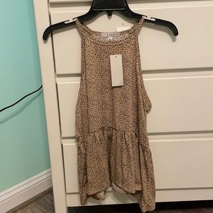 gaze DTLA leopard print tank top